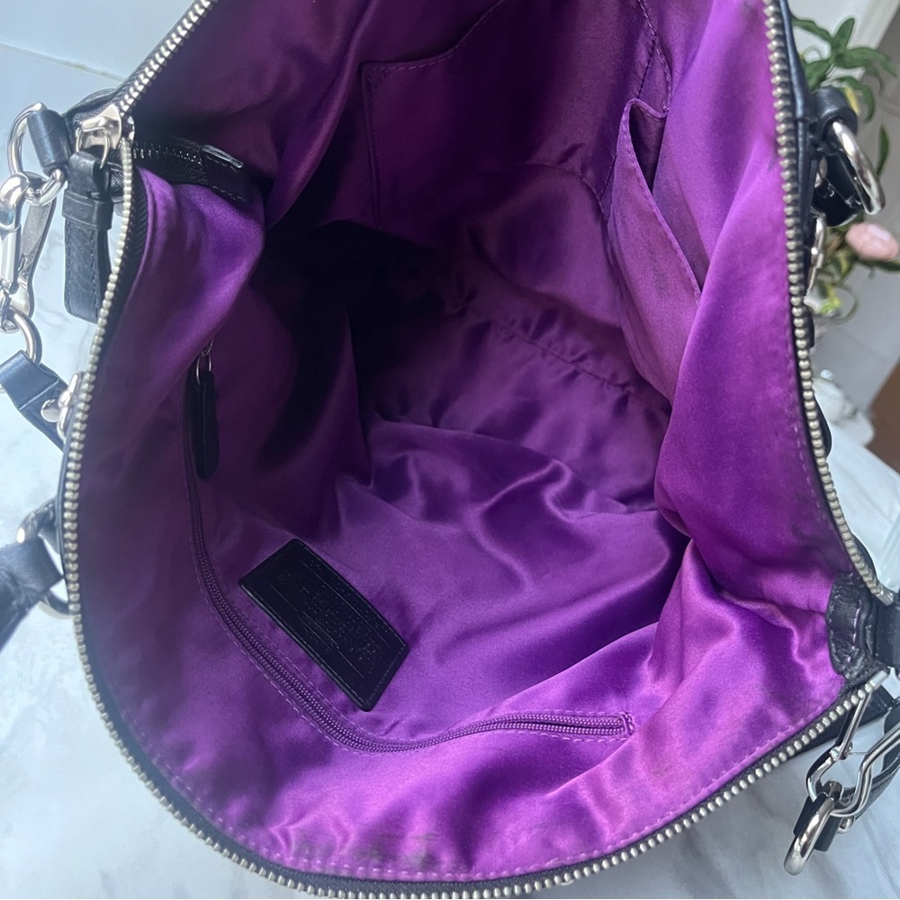 NEW! COACH Madison leather Lindsey Satchel NWOT - Picture 14 of 15